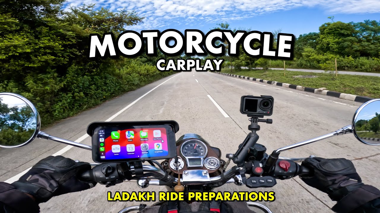 Installed on RE Himalayan